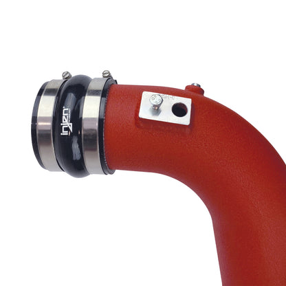 Injen 15-20 Ford F150 3.5L V6 (tt) Aluminum Intercooler Piping Kit - Wrinkle Red SES9015ICPWR SES9015ICPWR Photo - out of package