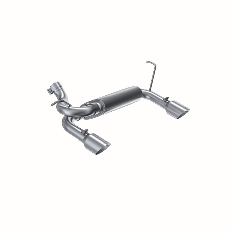 MBRP 07-14 Jeep Wrangler/Rubicon 3.6L/3.8L V6 Axle-Back Dual Rear Exit S5528AL Photo - Primary