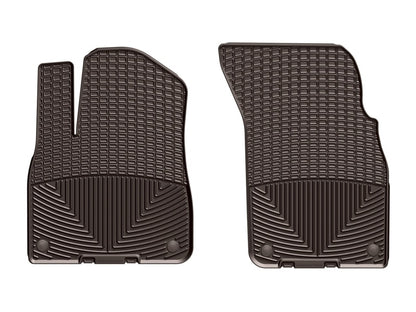 WeatherTech 2017+ Audi Q7 Front Rubber Mats - Cocoa W376CO W376CO Photo - Primary
