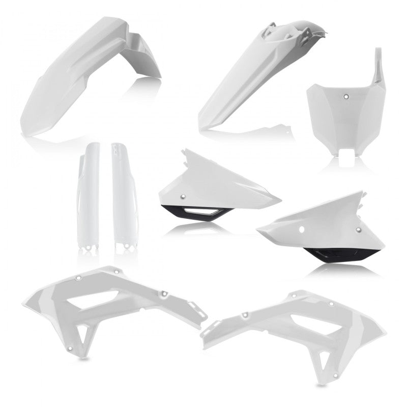 Acerbis Full Plastic Kit Wht/Blk 2861801035