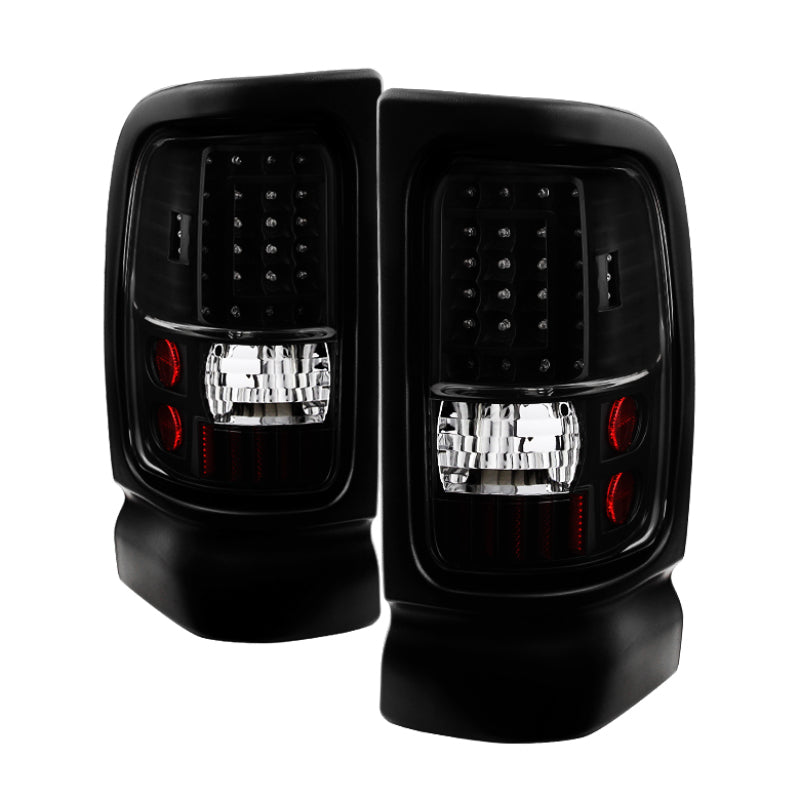 SPYDER Xtune Dodge Ram 1500 94-01 C-Shape LED Tail Lights Black ALT-ON-DRAM94-G2-LED-BK 5081315 5081315 Photo - Primary