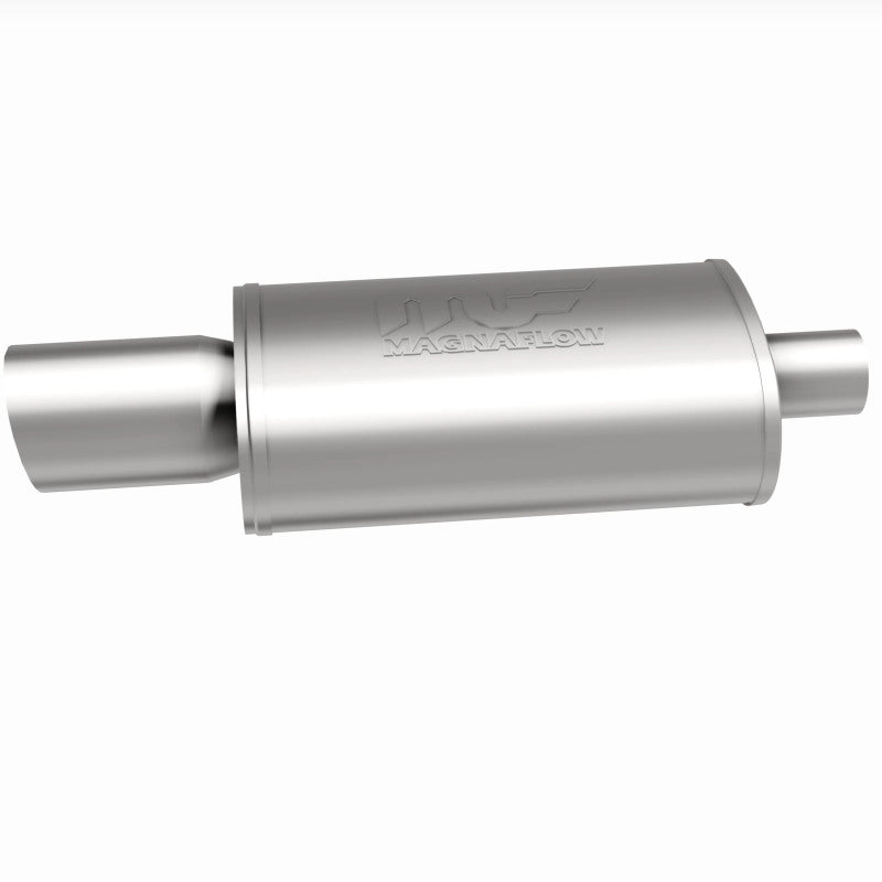 MagnaFlow 5" X 8" Oval Center/Center Performance Muffler With Tip 14827 360 Degree Image Set