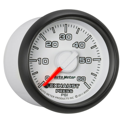 AutoMeter Gauge Exhaust Press. 2-1/16in. 60PSI Stepper Motor Ram Gen 3 Factory Match 8592 8592 User 5