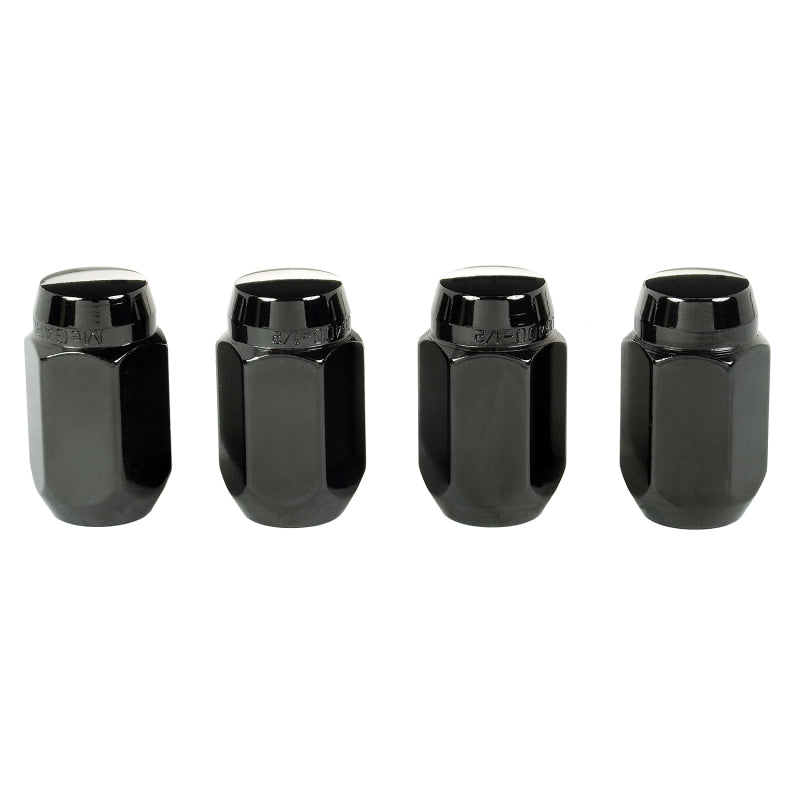 McGard Hex Lug Nut (Cone Seat) 1/2-20 / 13/16 Hex / 1.5in. Length (4-Pack) - Black 64030 64030 Photo - Primary