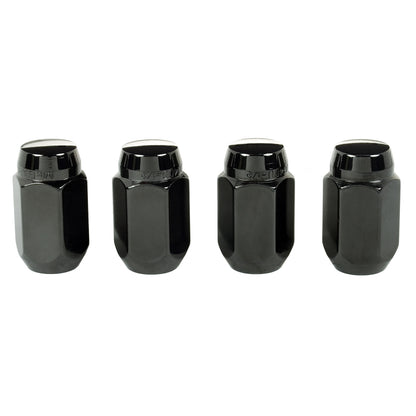 McGard Hex Lug Nut (Cone Seat) 1/2-20 / 13/16 Hex / 1.5in. Length (4-Pack) - Black 64030 64030 Photo - Primary