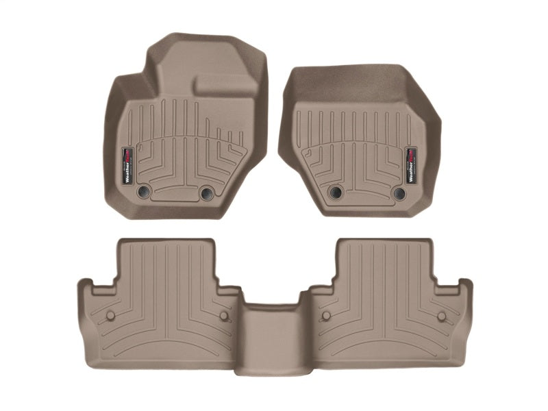 WeatherTech WT FloorLiner - Front - Tan Floor Mats Floor Mats - Rubber main image