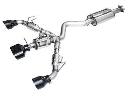 AWE Tuning 2023+ Toyota GR Corolla Touring Edition Exhaust - Diamond Black Tips 3015-53472 3015-53472 Photo - Primary