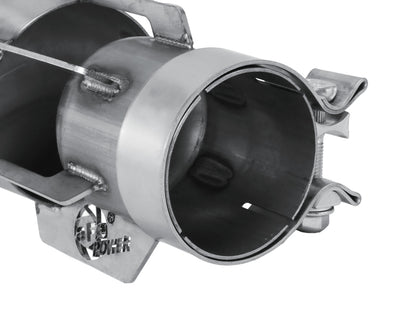 aFe MACH Force-Xp 304 Stainless Steel Clamp-on Exhaust Tip Brushed 49T30401-H151 49T30401-H151 Photo - Close Up