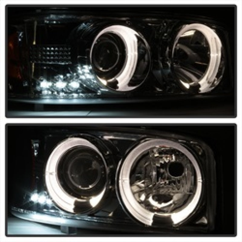 Spyder GMC Sierra 1500/2500/3500 99-06 Projector Headlights LED Halo LED Chrome PRO-YD-CDE00-HL-C 5009364 5009364 Photo - Unmounted