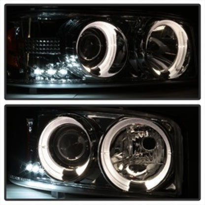 Spyder GMC Sierra 1500/2500/3500 99-06 Projector Headlights LED Halo LED Chrome PRO-YD-CDE00-HL-C 5009364 5009364 Photo - Unmounted