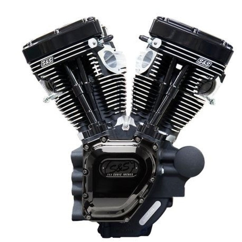 S&S Cycle 06-17 Dyna T143 Black Edition Long Block Engine - Wrinkle Black 310-0901A 310-0901A User 1
