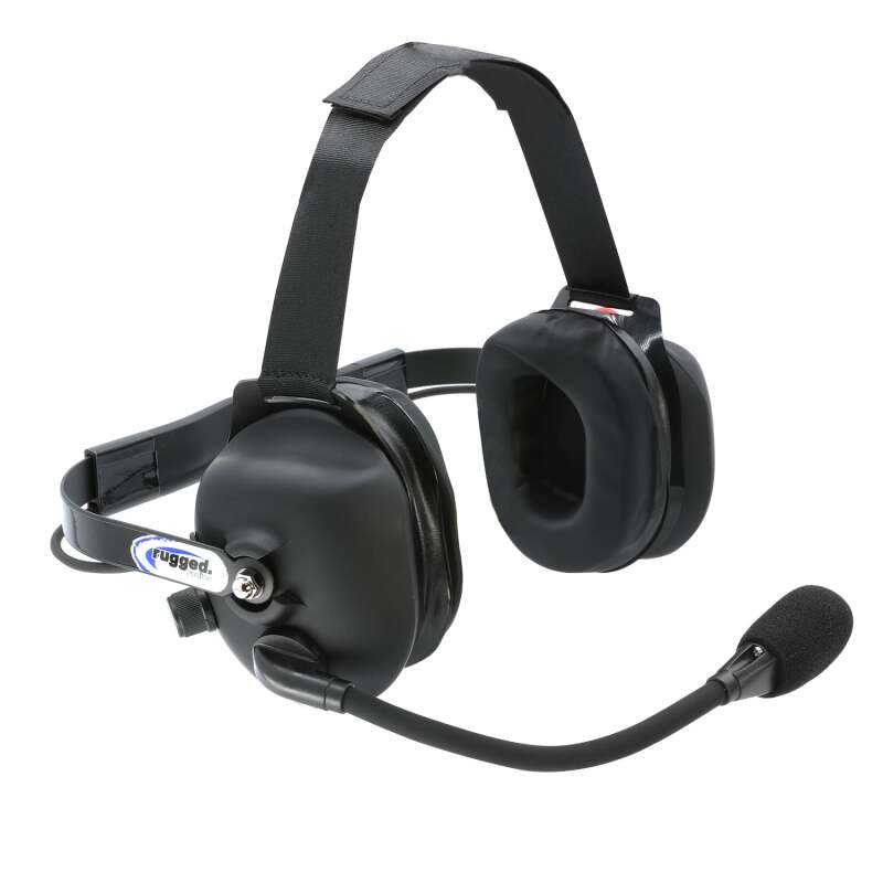 Rugged Radios H43 Rubberized Behind the Head (BTH) 2-Way Radio Headset H43-BLK-K H43-BLK-K Photo - Primary