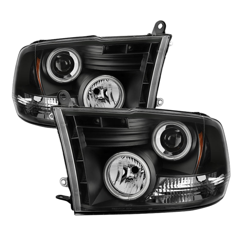 Spyder Dodge Ram 1500 09-14 Projector Headlights Halogen- CCFL Halo LED - Blk PRO-YD-DR09-CCFL-BK 5030320 5030320 Photo - Primary