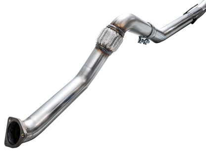 AWE Tuning 2024 Acura Integra Type S DE5 FWD Track Edition Exhaust w/ Triple Chrome Silver Tips 3020-52335 3020-52335 Photo - out of package
