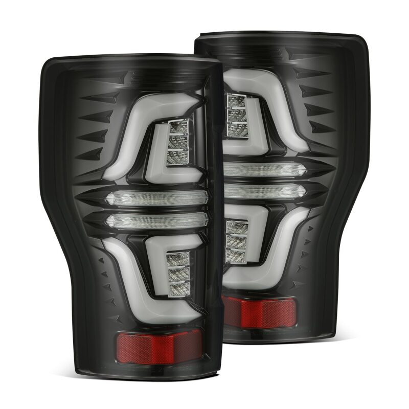 AlphaRex 17-19 Ford F250 Super Duty PRO-Series LED Tail Lights Red Smoke (w/o Blind Spot Sensor) 657020 657020 Photo - Primary