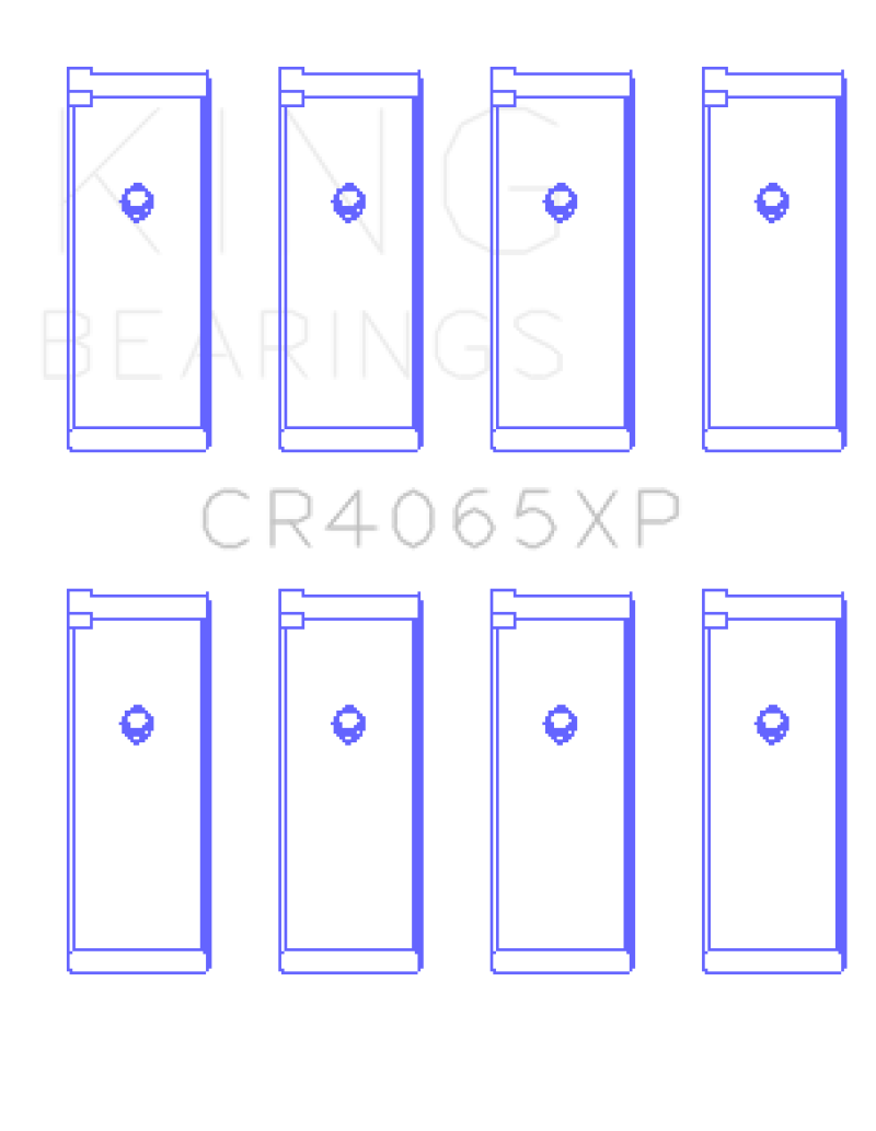 King Engine Bearings King Nissan KA-24DE (Size STDX) Performance Rod Bearing Set CR4065XPSTDX CR4065XPSTDX Photo - Primary