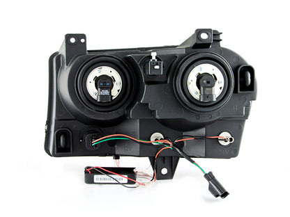 Anzo 2005-2010 Chrysler 300 Crystal Headlights w/ Halo Chrome (CCFL) 121137 Photo - Unmounted