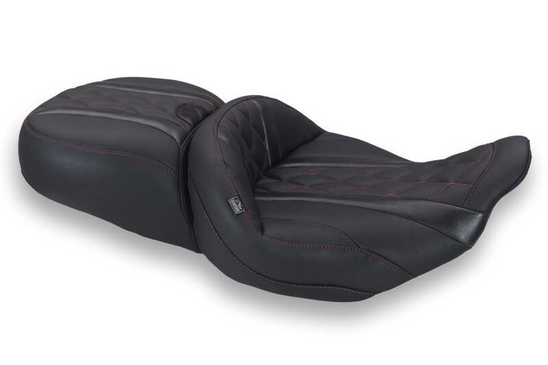 Mustang Motorcycle MMP One-Piece 2 Up Seat Seats Solo Motorcycle Seats main image