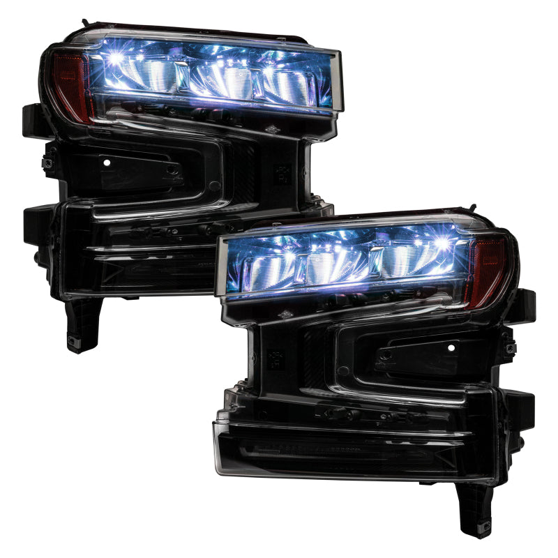 ORACLE Lighting Oracle 19-21 Silverado/Sierra 1500 RGB Demon Eye Headlight Upgrade Kit - ColorSHIFT w/o Controller 1440-334 1440-334 User 3