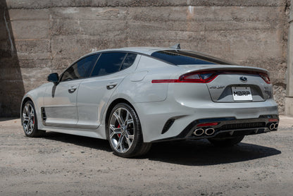 MBRP 2018+ Kia Stinger 3.3L RWD/AWD 2.5in Cat Back Dual Rear Exit w/o Tips S4704AL S4704AL Photo - lifestyle view