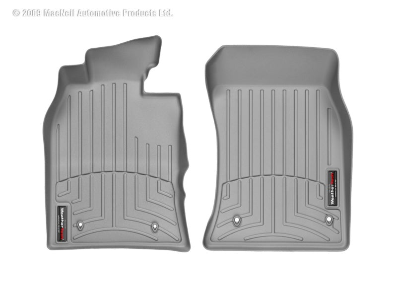 WeatherTech WT FloorLiner - Front - Grey Floor Mats Floor Mats - Rubber main image