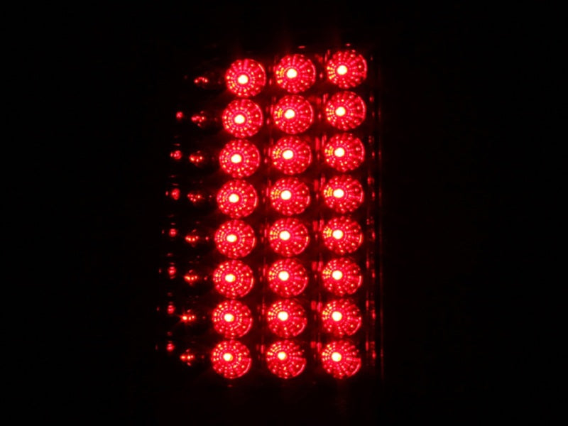 Anzo 2008-2015 Ford F-250 LED Taillights Red/Clear 311050 Photo - Mounted