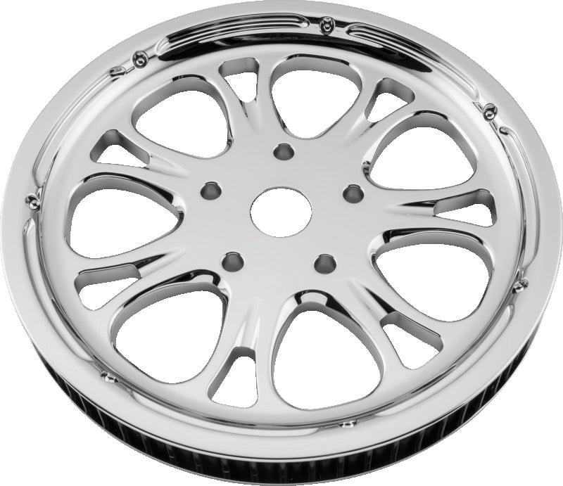 Performance Machine Belt Pulley 66T x 1in Heathen - Chrome 0093-6266HEAL-CH 0093-6266HEAL-CH Photo - Primary