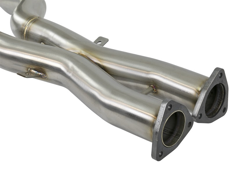 aFe MACH Force-Xp 2-1/2in 304 SS Cat-Back Exhaust w/ Black Tips 05-08 BMW Z4 M Coupe (E86) L6 3.2L 49-36339-B 49-36339-B Photo - Unmounted