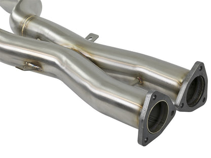 aFe MACH Force-Xp 2-1/2in 304 SS Cat-Back Exhaust w/ Black Tips 05-08 BMW Z4 M Coupe (E86) L6 3.2L 49-36339-B 49-36339-B Photo - Unmounted