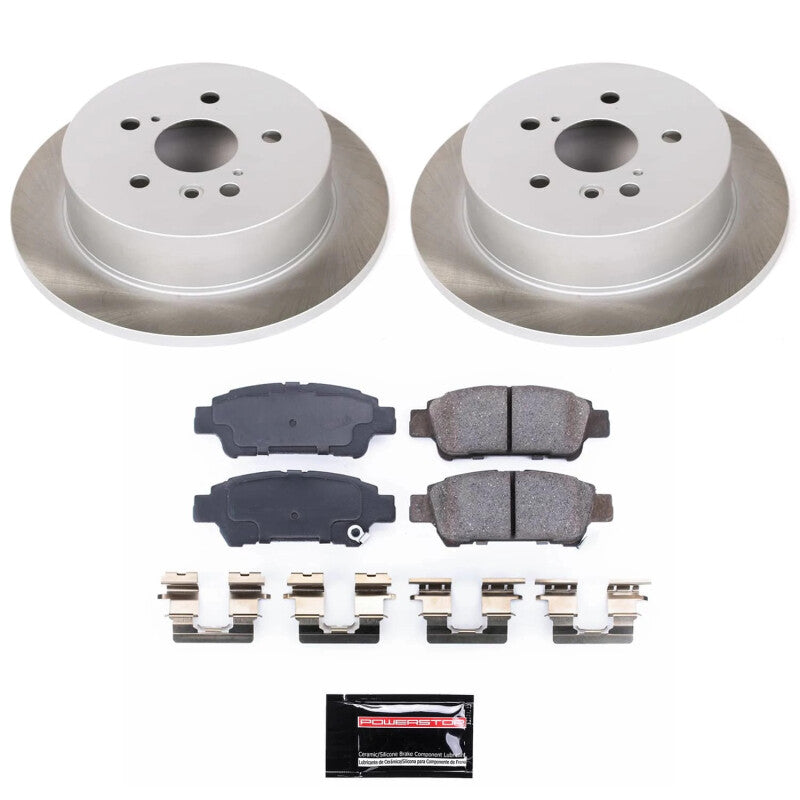 PowerStop Power Stop 04-10 Toyota Sienna Rear Semi-Coated Rotor Kit SC5498 SC5498 Photo - Primary
