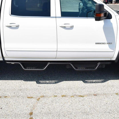 Westin 04-13 Chevrolet Silverado Outlaw Drop Nerf Step Bar - Textured Black 20-11955 20-11955 Photo - Mounted