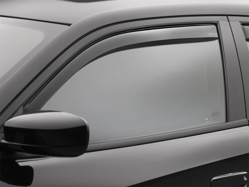 WeatherTech 2011+ Dodge Charger Front Side Window Deflectors - Dark Smoke 80713 80713 Photo - Mounted