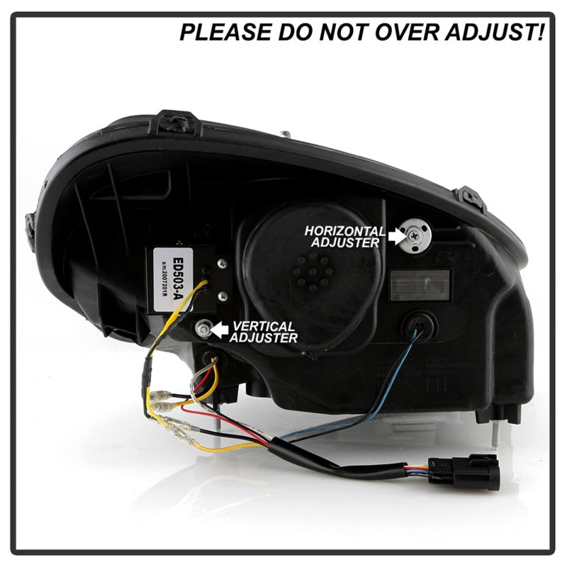 SPYDER Apex Series 05-13 Chevrolet C6 Corvette Hi Powered LED Module Headlights 5087959 5087959 Photo - Unmounted