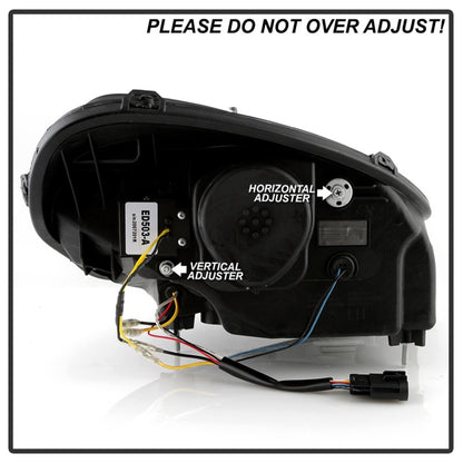 SPYDER Apex Series 05-13 Chevrolet C6 Corvette Hi Powered LED Module Headlights 5087959 5087959 Photo - Unmounted