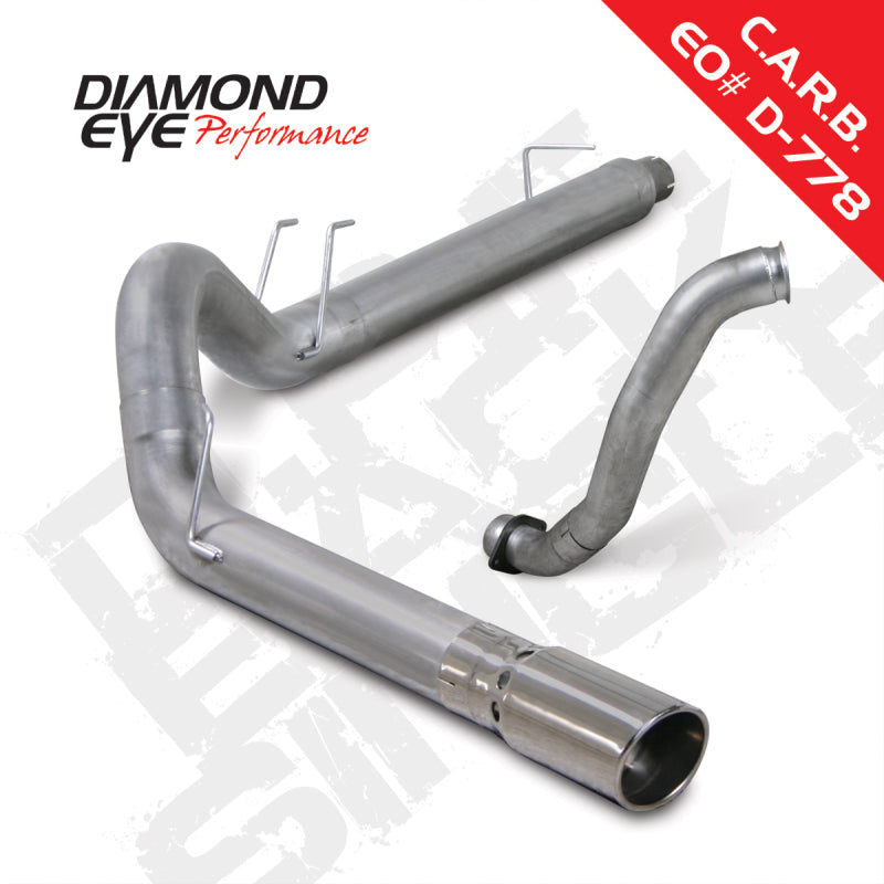 Diamond Eye Performance Diamond Eye KIT 5in DPF-BACK w/ DP SGL AL 08-10 Ford 6.4L Powerstroke F250/F350 K5371A K5371A Photo - Primary
