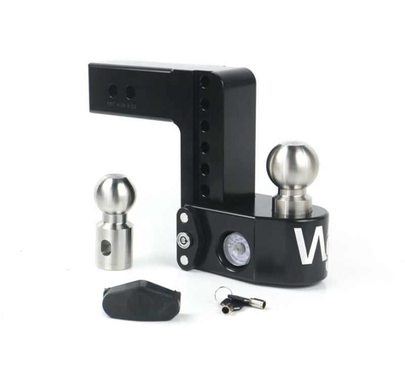 Weigh Safe 8in Drop Hitch w/ Built-in Scale & 2in Shank (8K/18.5K GTWR) w/WS05 - Black Cerakote WS8-2-CER-BLA WS8-2-CER-BLA User 1
