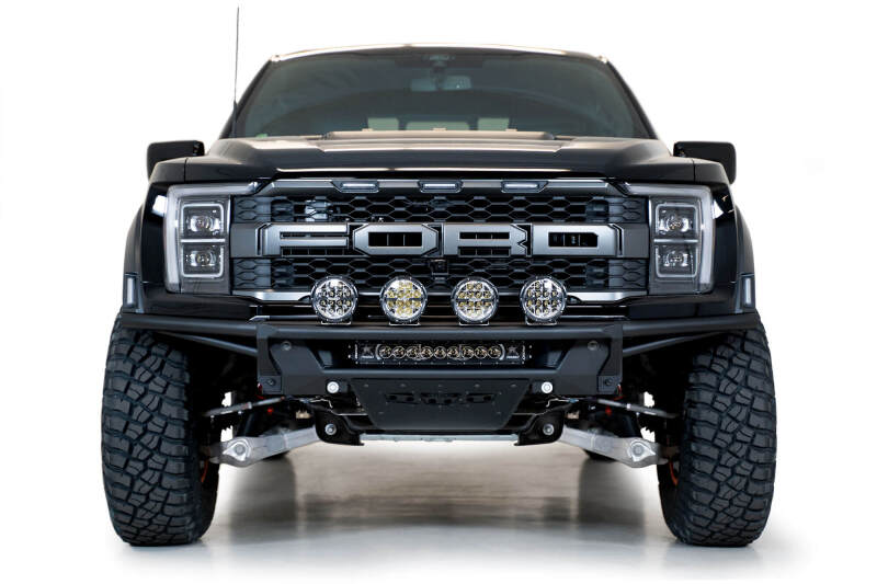 Addictive Desert Designs 21-22 Ford Raptor PRO Bolt-On Add-On Light Hoop (Req F218102070103) L2157021701NA L2157021701NA Photo - Mounted
