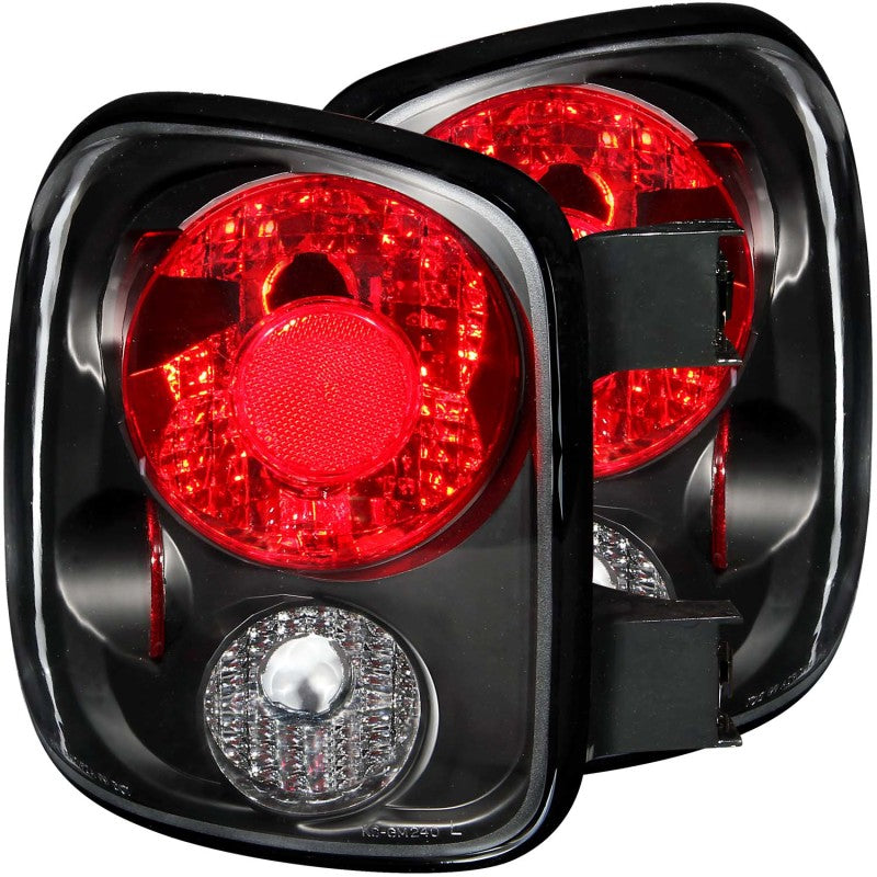 Anzo 1999-2004 Chevrolet Silverado Taillights Black 211028 Photo - Primary