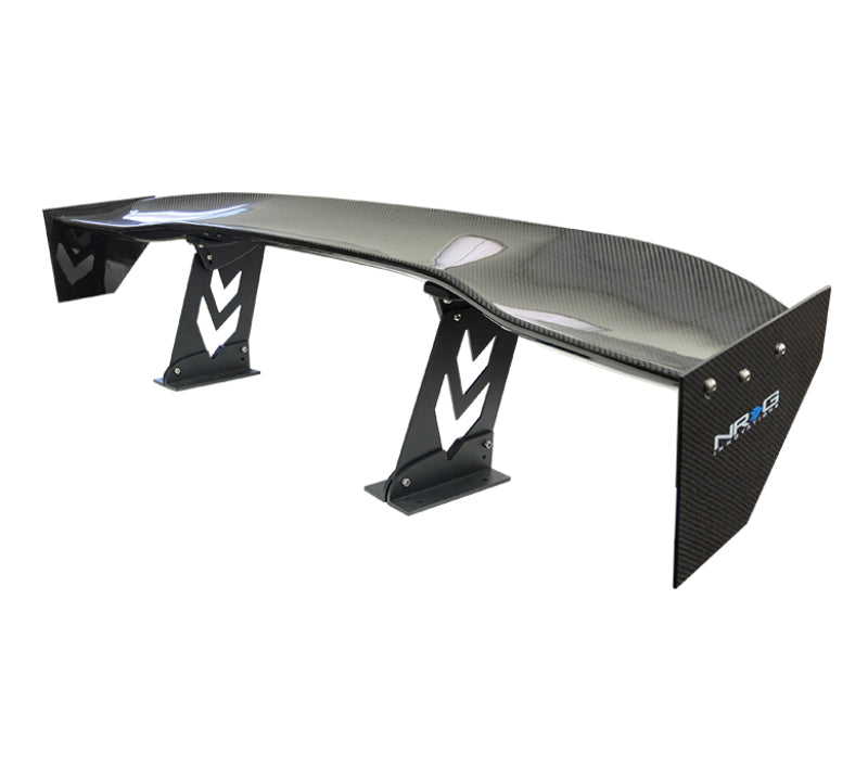 NRG Carbon Fiber Spoiler - Universal (59) w /  Arrow Cut Out Stands CARB-A590NRG Photo - Primary