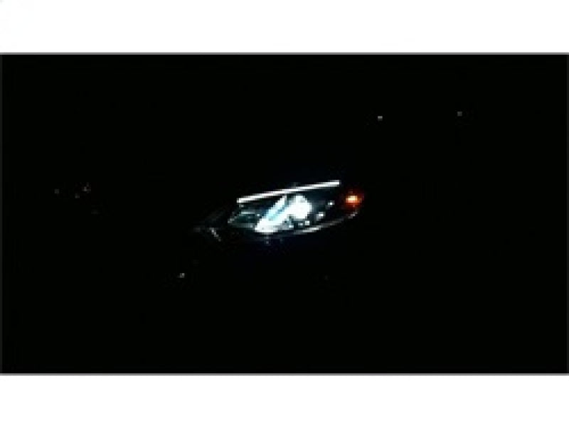 Spyder Ford Focus 12-14 Projector Headlights Halogen Model Only - DRL Black PRO-YD-FF12-DRL-BK 5072832 5072832 Photo - Mounted