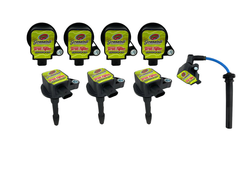 Granatelli Motor Sports Granatelli 18-23 Ford Coyote 4V Street Fighter Coil-On-Plug Wire Conn Kit w/Coil Packs (35K Volts) 28-1818SF 28-1818SF Photo - Primary