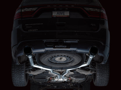 AWE Tuning 11-24 Dodge Durango 5.7L Track Edition Exhaust w/ Diamond Black Tips 3020-33575 3020-33575 Photo - Mounted