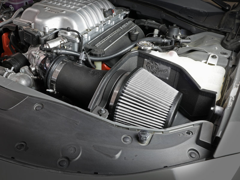 aFe Magnum FORCE Stage-2XP Cold Air Intake System w/Pro DRY S - Media Black 54-12852D 54-12852D Photo - Mounted