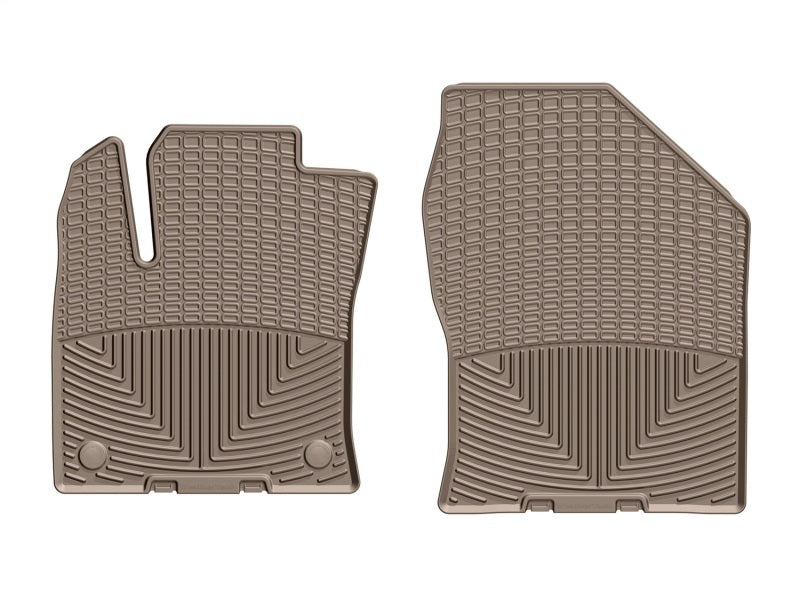 WeatherTech 2016+ Toyota Prius Front Rubber Mats - Tan W400TN W400TN Photo - Primary