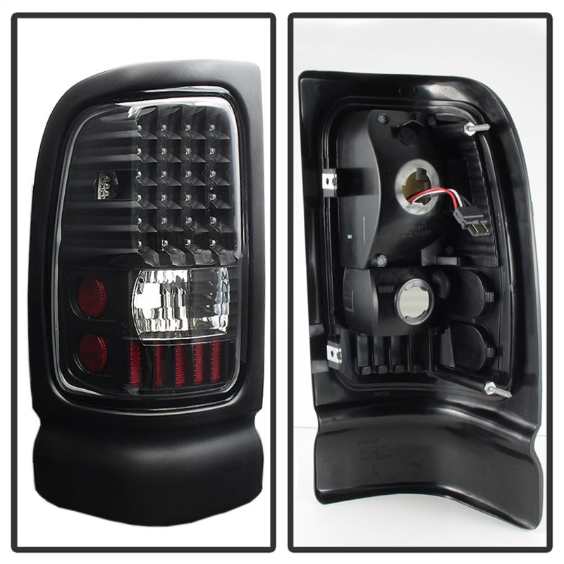 SPYDER Xtune Dodge Ram 1500 94-01 / Ram 2500/3500 94-02 LED Tail Lights Black ALT-ON-DRAM94-LED-BK 5012777 5012777 Photo - Unmounted
