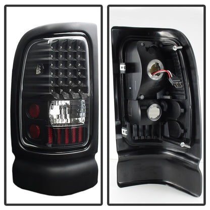 SPYDER Xtune Dodge Ram 1500 94-01 / Ram 2500/3500 94-02 LED Tail Lights Black ALT-ON-DRAM94-LED-BK 5012777 5012777 Photo - Unmounted