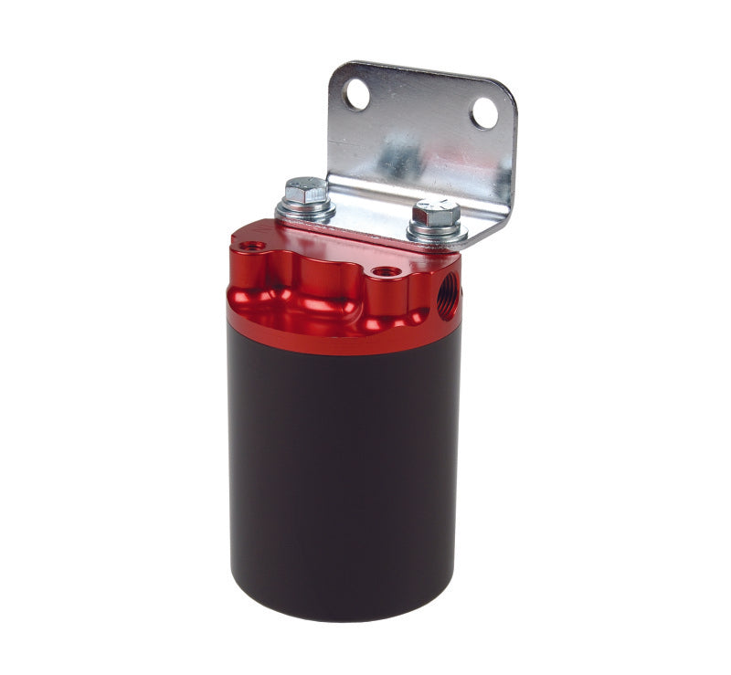 Aeromotive 100 Micron, Red/Black Canister Fuel Filter 12319 Photo - Primary