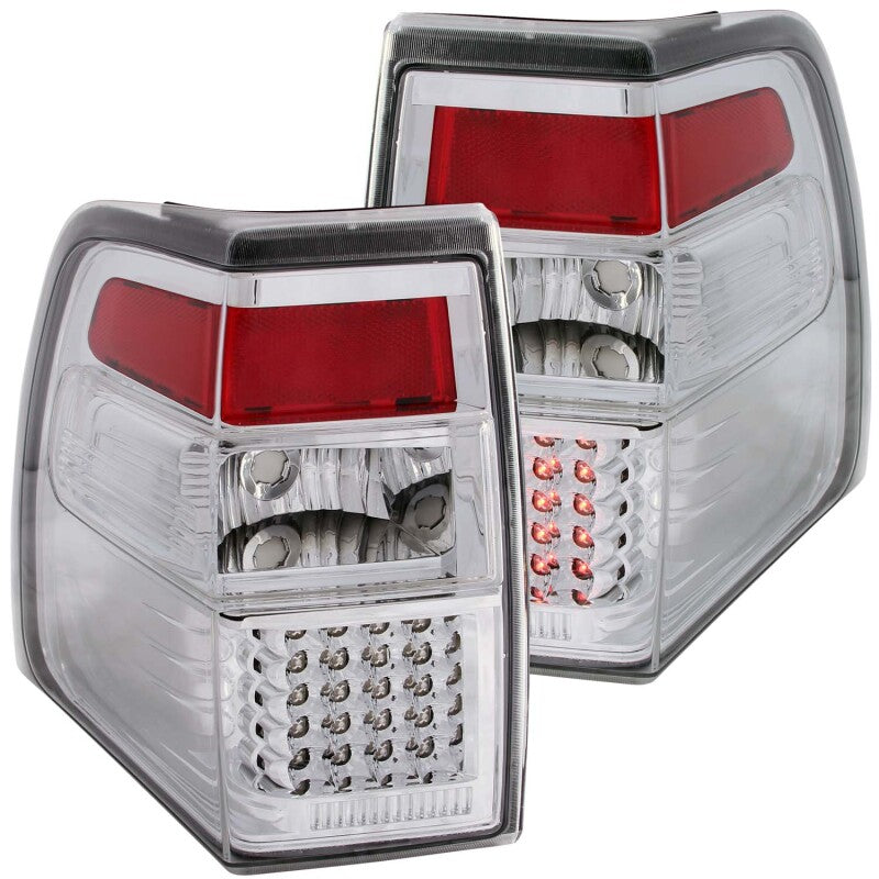 Anzo 2007-2014 Ford Expedition LED Taillights Chrome 311109 Photo - Primary