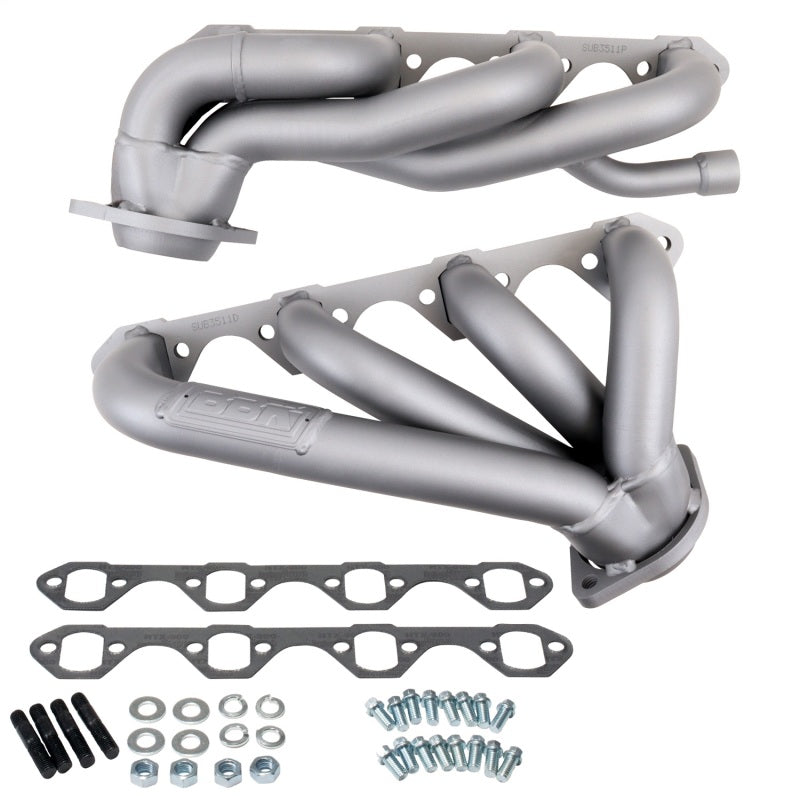 BBK Performance 87-95 Ford F-150 351 1-5/8 Shorty Headers (Chrome) 3511 Photo - Primary