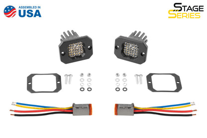 Diode Dynamics Stage Series C1R - White Flood Flush Mount LED Pod (Pair) DD7427P DD7427P User 2
